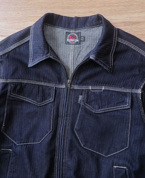 05.19.24 - VTG DENIM BLOUSON WORK JACKET - EVENRIVER 