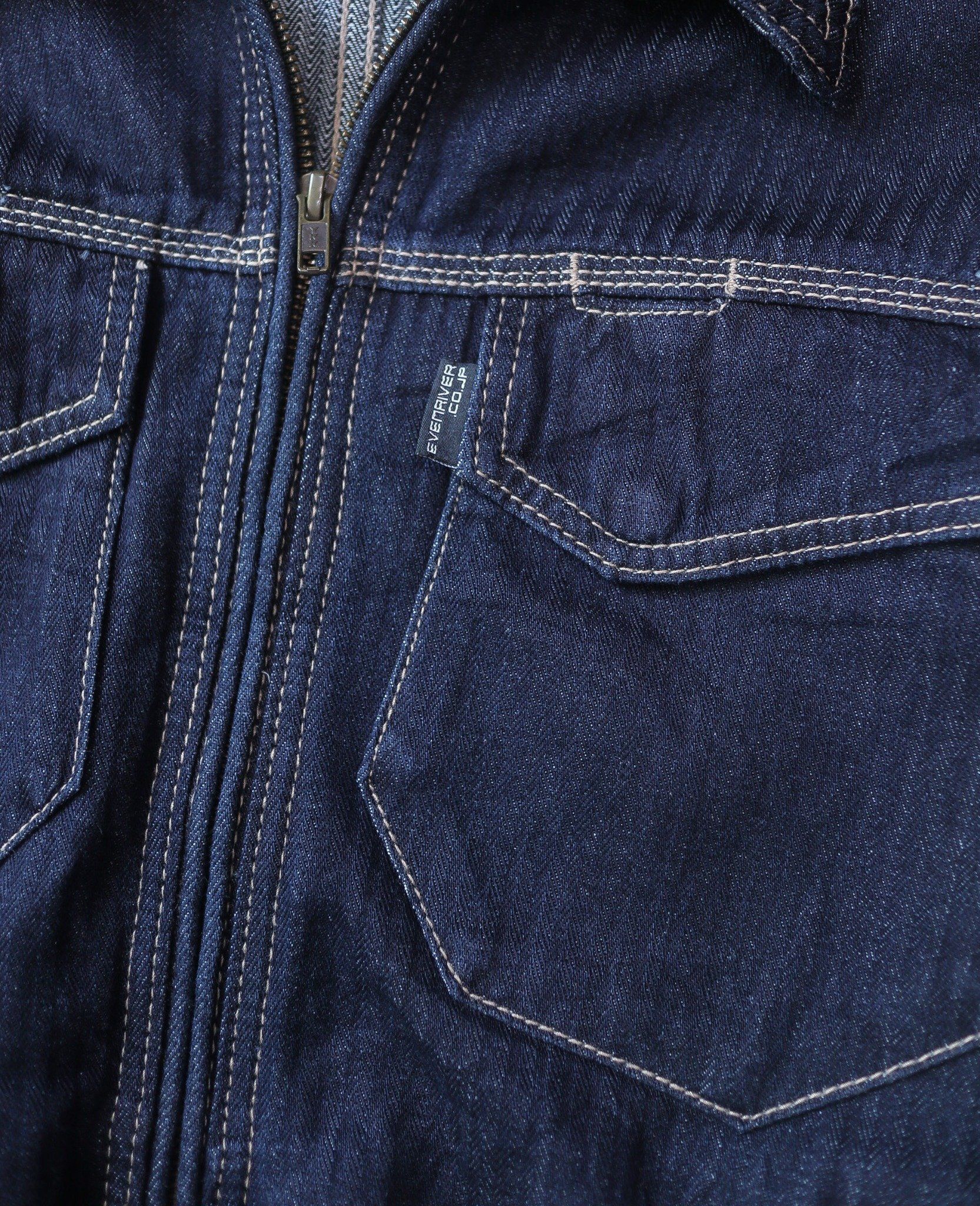  05.19.24 - VTG DENIM BLOUSON WORK JACKET - EVENRIVER 