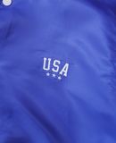  05.26.24 - VTG SATIN BASEBALL JACKET - TIMELY WARNING 