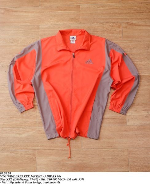  05.26.24 - VTG WINDBREAKER JACKET - ADIDAS 90s 