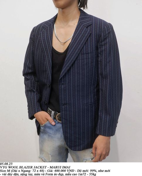  05.08.23 - VTG WOOL BLAZER JACKET - MARUI IMAI 