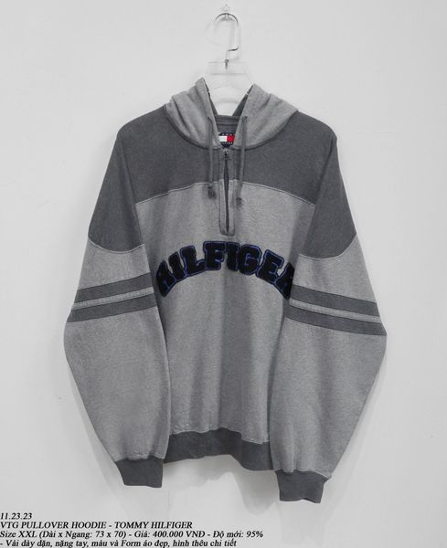 11.23.23 - VTG PULLOVER  HOODIE - TOMMY HILFIGER 