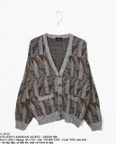  11.29.22 - VTG KNIT CARDIGAN JACKET - GREEN 986 