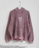  11.23.23 - VTG FAUX FUR PULLOVER  HOODIE - GOTHAM NYC 