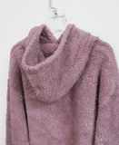  11.23.23 - VTG FAUX FUR PULLOVER  HOODIE - GOTHAM NYC 