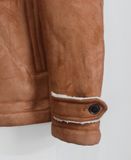  11.26.23 - VTG SHERPA LINED SUEDE JACKET - UNION STATION 