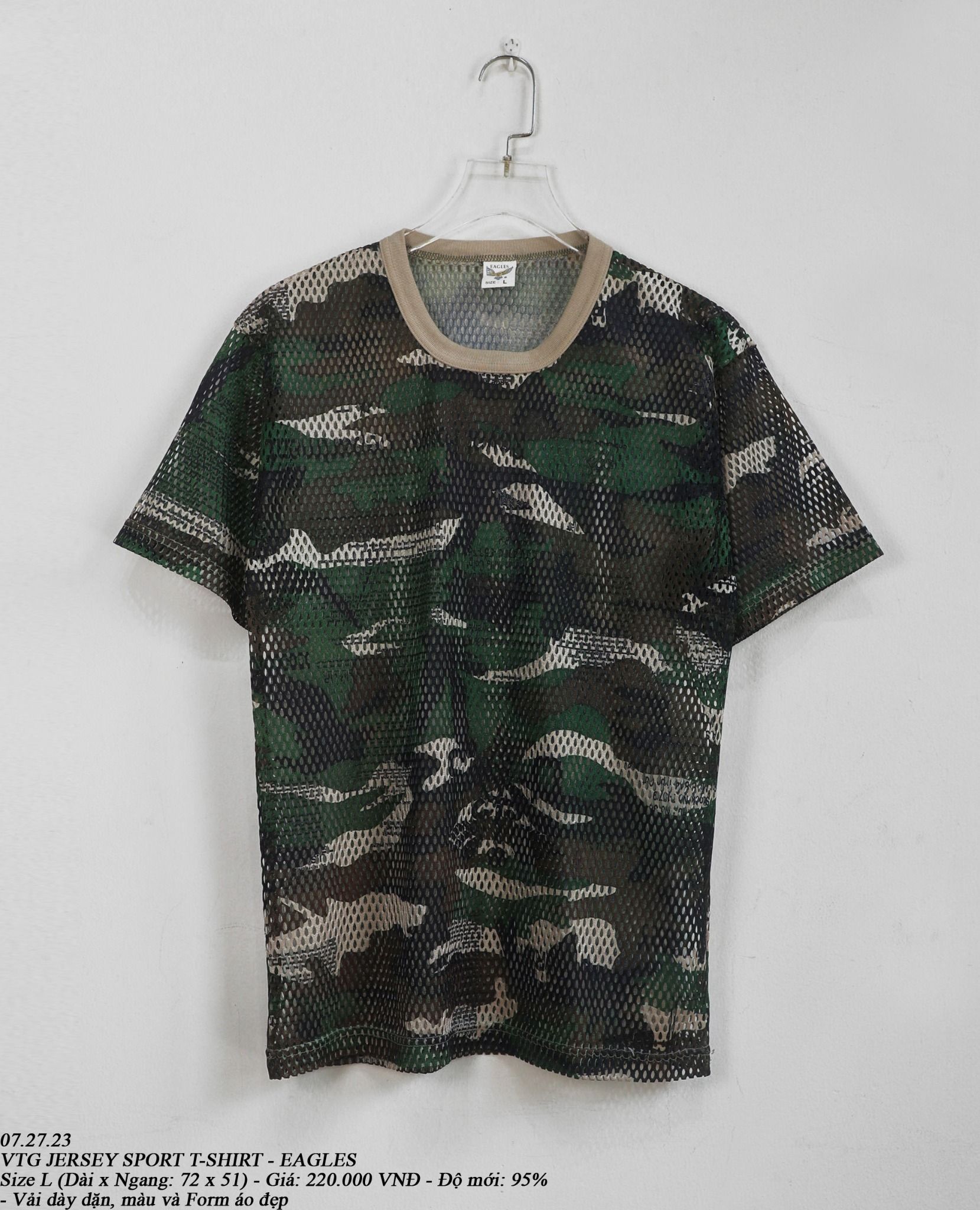  07.27.23 - VTG JERSEY SPORT T-SHIRT - EAGLES 