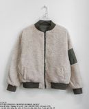  11.26.23 - VTG REVERSIBLE CROPPED BOMBER JACKET 
