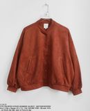  11.26.23 - VTG CROPPED SUEDE BOMBER JACKET - METERS/BONWE 