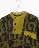  12.04.22 - VTG KNIT SWEATSHIRT - BLACK MIKA 90s 