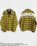  11.26.23 - VTG FLANNEL COACH JACKET - VISION STREETWEAR 