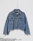  02.28.23 - VTG CROPPED DENIM JACKET - JEANASIS 