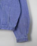  02.28.23 - VTG CROPPED DENIM JACKET - CECILENE 90s 