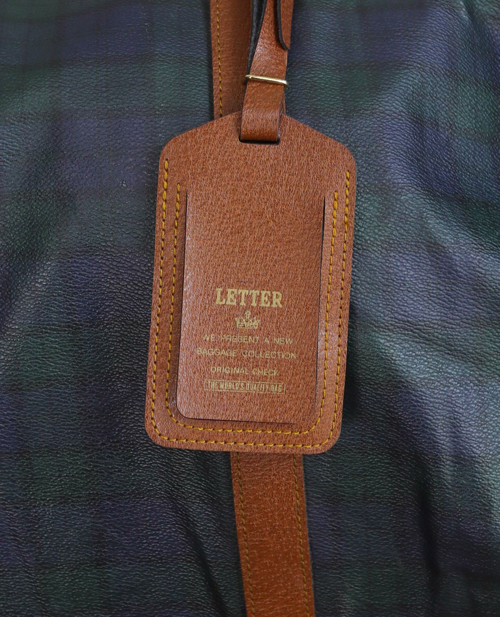  07.18.23 - VTG LEATHER BAG - LETTER 