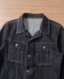  05.31.24 - VTG CROPPED TRUCKER DENIM JACKET - HARE 