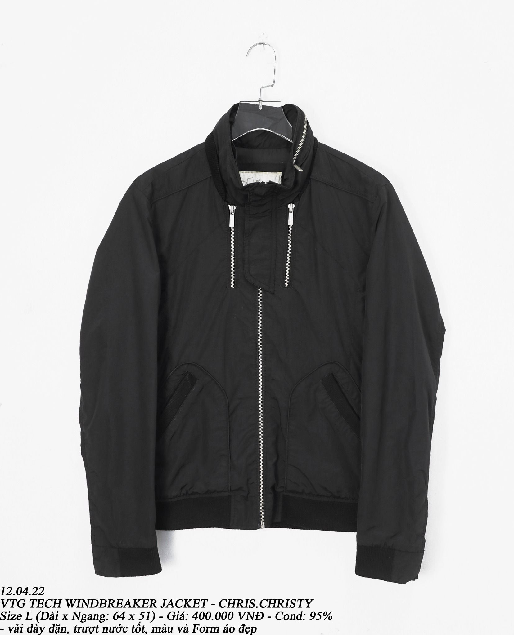  12.04.22 - VTG TECH WINDBREAKER JACKET - CHRIS.CHRISTY 
