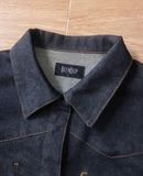  05.31.24 - VTG CROPPED TRUCKER DENIM JACKET - BLEND UP 