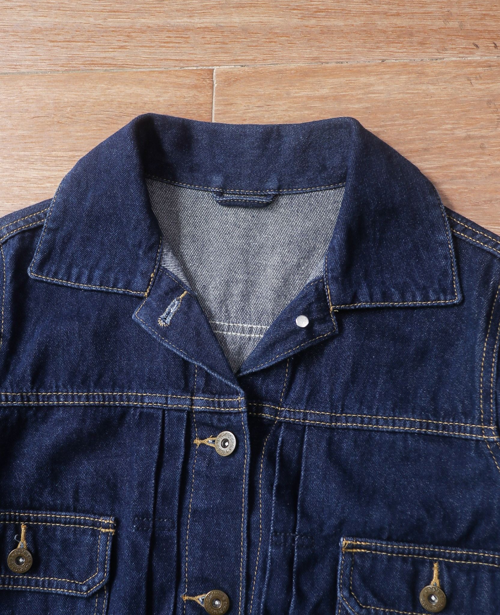  05.31.24 - VTG CROPPED TRUCKER DENIM JACKET - GU by UNIQLO 