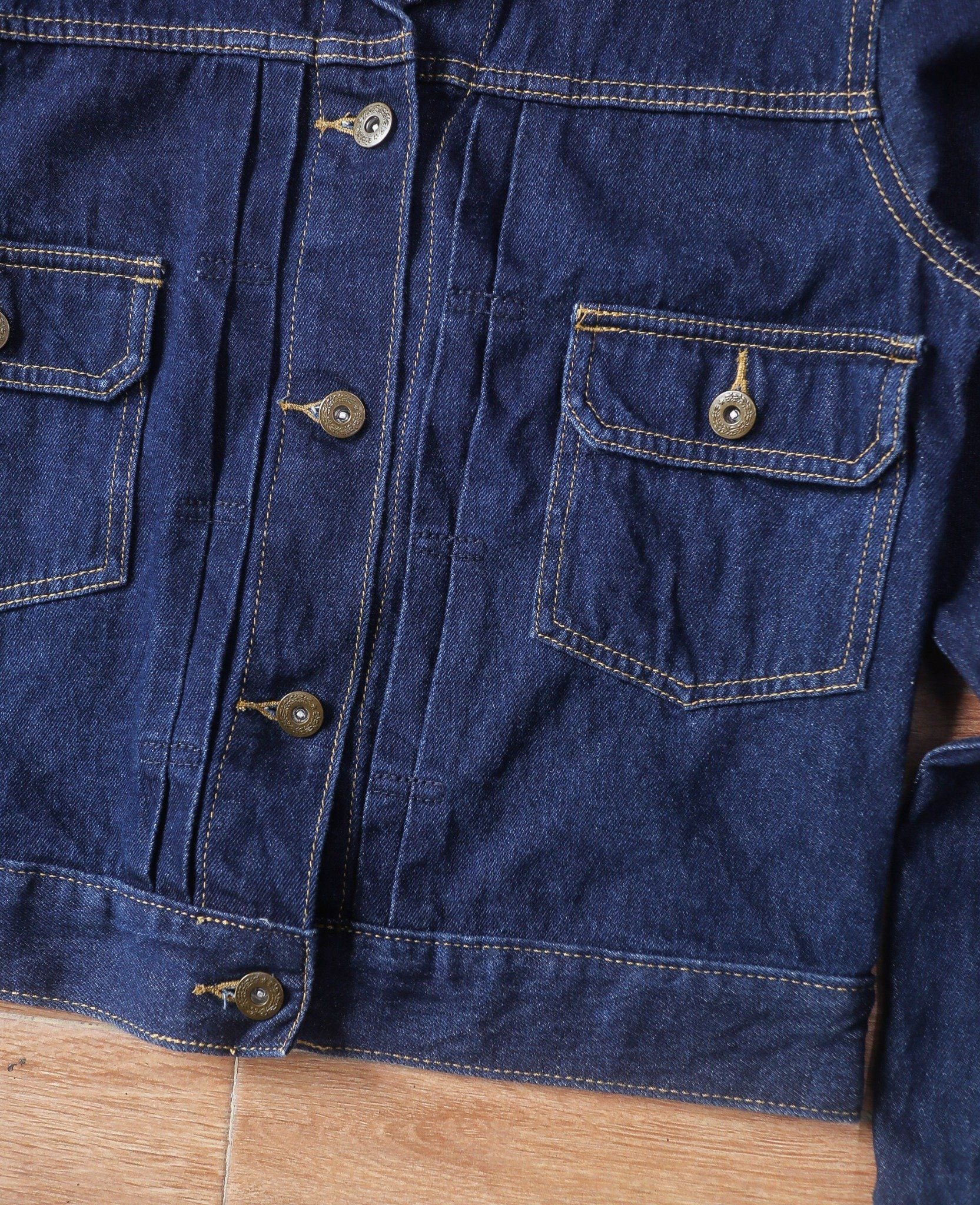  05.31.24 - VTG CROPPED TRUCKER DENIM JACKET - GU by UNIQLO 