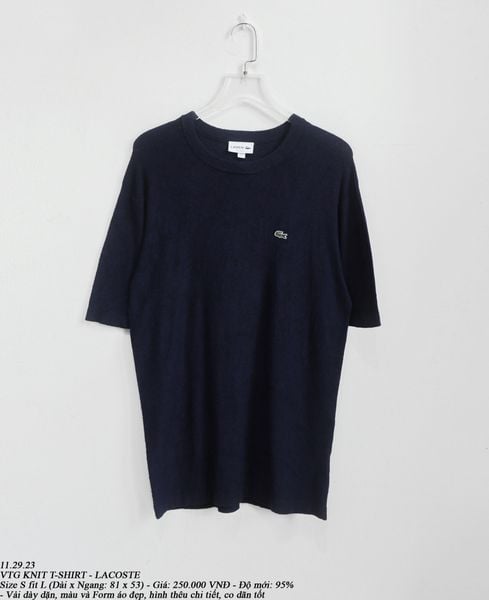  11.29.23 - VTG KNIT T-SHIRT - LACOSTE 