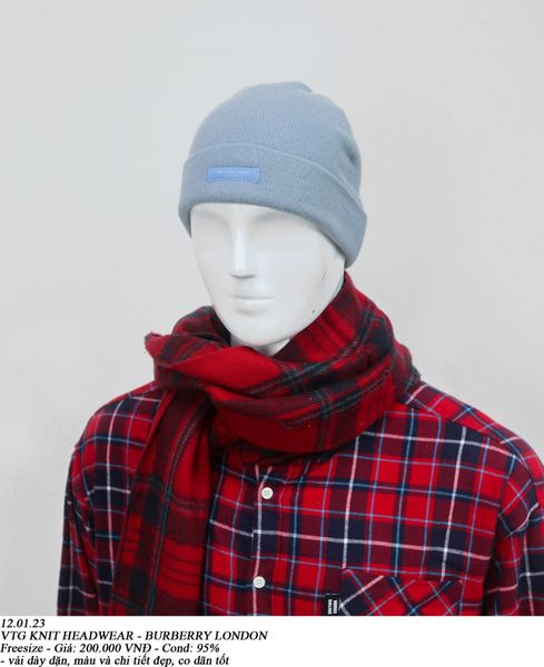  12.01.23 - VTG HEADWEAR - BURBERRY LONDON 