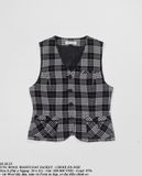  02.28.23 - VTG WOOL WAISTCOAT JACKET - CHOIX EN JOIE 