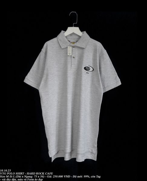  10.10.23 - VTG POLO SHIRT - HARD ROCK CAFE 