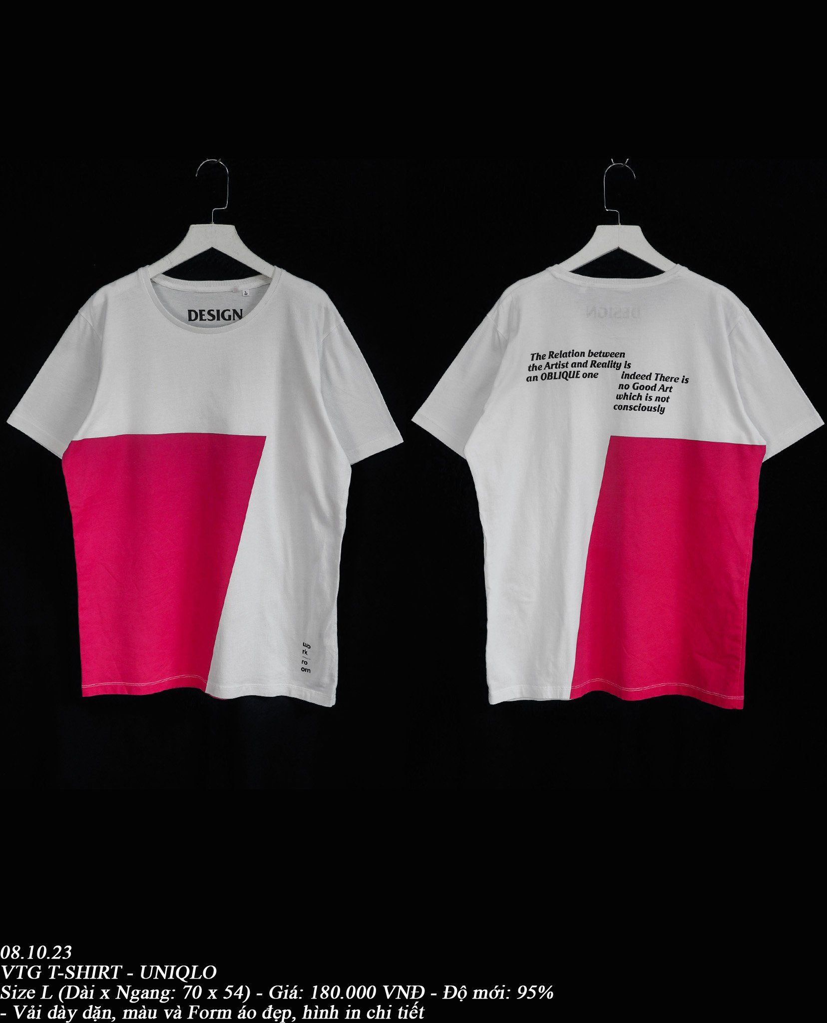  08.10.23 - VTG T-SHIRT - UNIQLO 