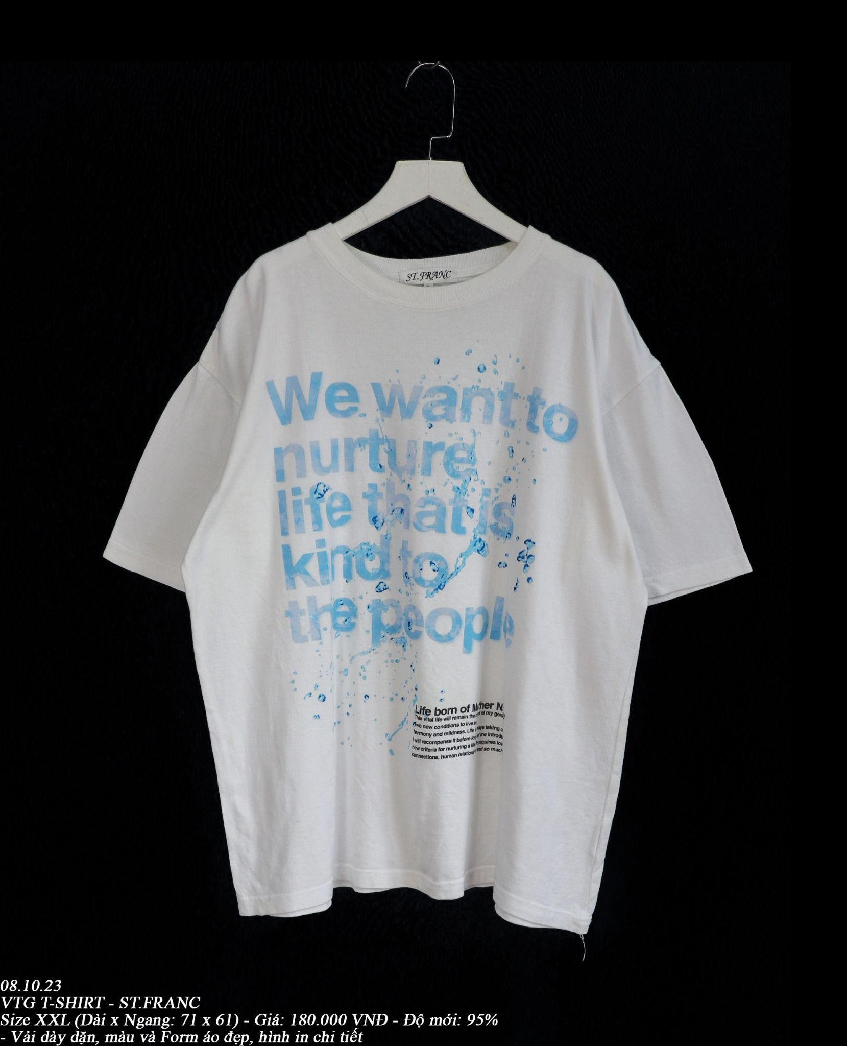  08.10.23 - VTG T-SHIRT - ST.FRANC 