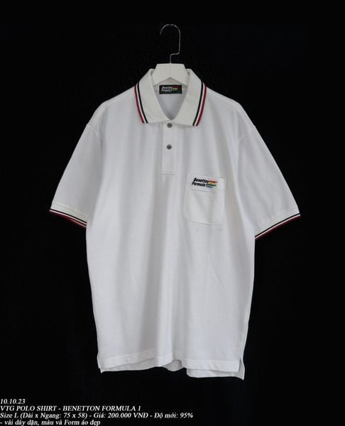  10.10.23 - VTG POLO SHIRT - BENETTON FORMULA 1 