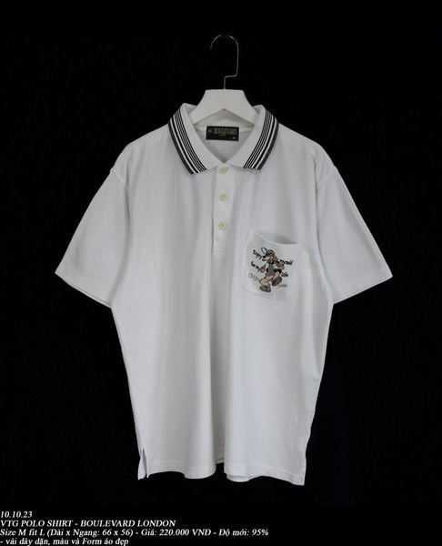  10.10.23 - VTG POLO SHIRT - BOULEVARD LONDON 