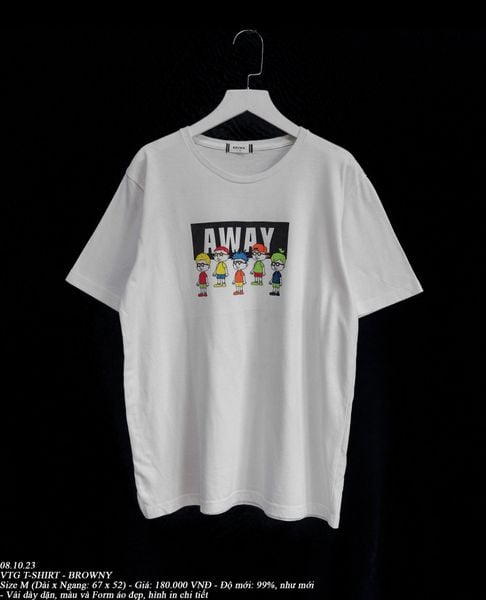  08.10.23 - VTG T-SHIRT - BROWNY 