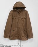  01.14.24 - VTG DENIM MILITARY PARKA JACKET - STRAY 