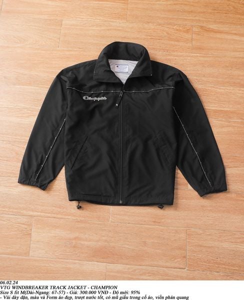  06.02.24 - VTG WINDBREAKER TRACK JACKET - CHAMPION 