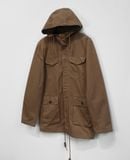  01.14.24 - VTG DENIM MILITARY PARKA JACKET - STRAY 