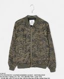  12.04.22 - VTG SYNTHETIC LEATHER BOMBER JACKET - RESTORATION 