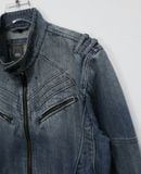  01.14.24 - VTG DENIM BIKER JACKET - G-STAR RAW 