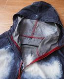  06.02.24 - VTG DENIM QUARTER ZIP JACKET - BLUE B 