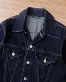  06.02.24 - VTG CROPPED DENIM TRUCKER JACKET - JOHN JELLO 