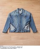  06.02.24 - VTG DENIM SIDE ZIP TRUCKER JACKET - MODISH GAZE 