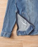  06.02.24 - VTG DENIM SIDE ZIP TRUCKER JACKET - MODISH GAZE 