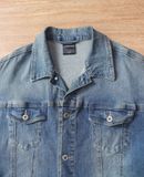  06.02.24 - VTG DENIM SIDE ZIP TRUCKER JACKET - MODISH GAZE 