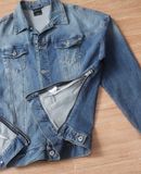 06.02.24 - VTG DENIM SIDE ZIP TRUCKER JACKET - MODISH GAZE 