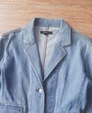  06.02.24 - VTG DENIM BLAZER JACKET - FITSIMMONS & KEMP 