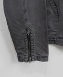  01.14.24 - VTG DENIM BIKER JACKET - ELWOOD RAW STATE 