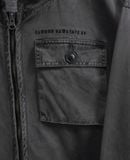  01.14.24 - VTG DENIM BIKER JACKET - ELWOOD RAW STATE 