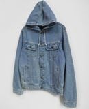  01.14.24 - VTG HOODED DENIM JACKET - ASOS 