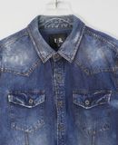  08.03.23 - VTG DENIM BUTTON UP SHIRT - THE BEST JEANS 