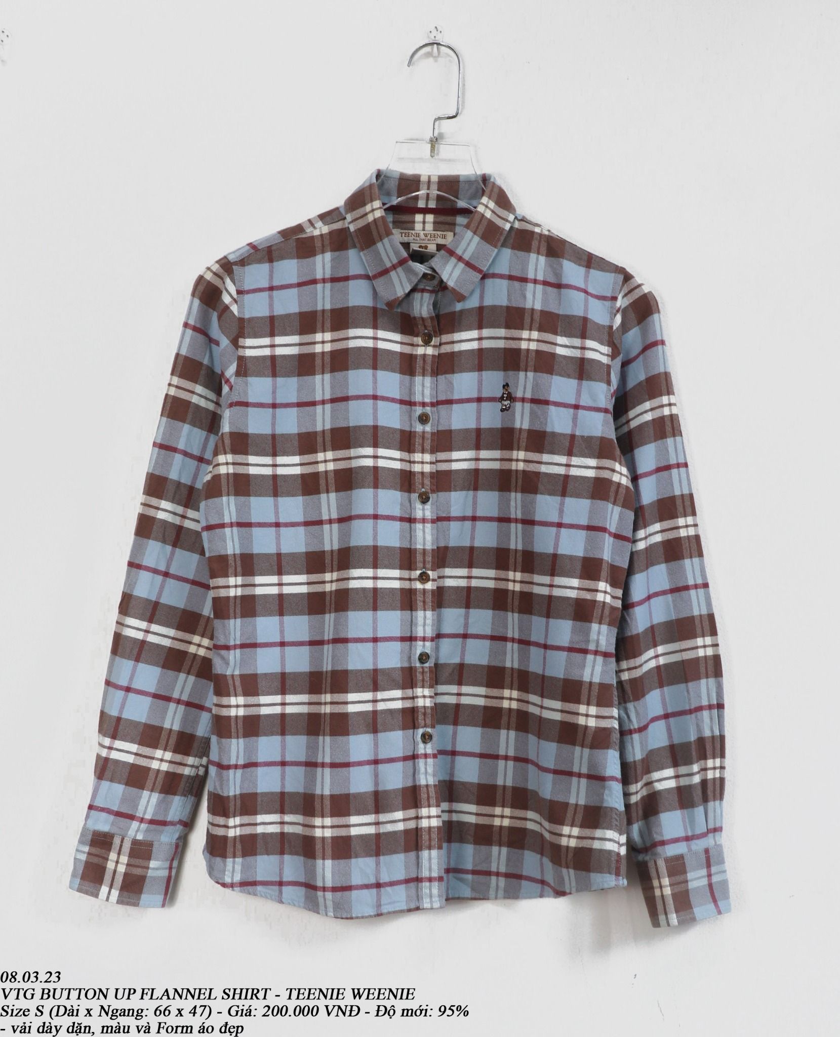  08.03.23 - VTG BUTTON UP SHIRT - TEENIE WEENIE 