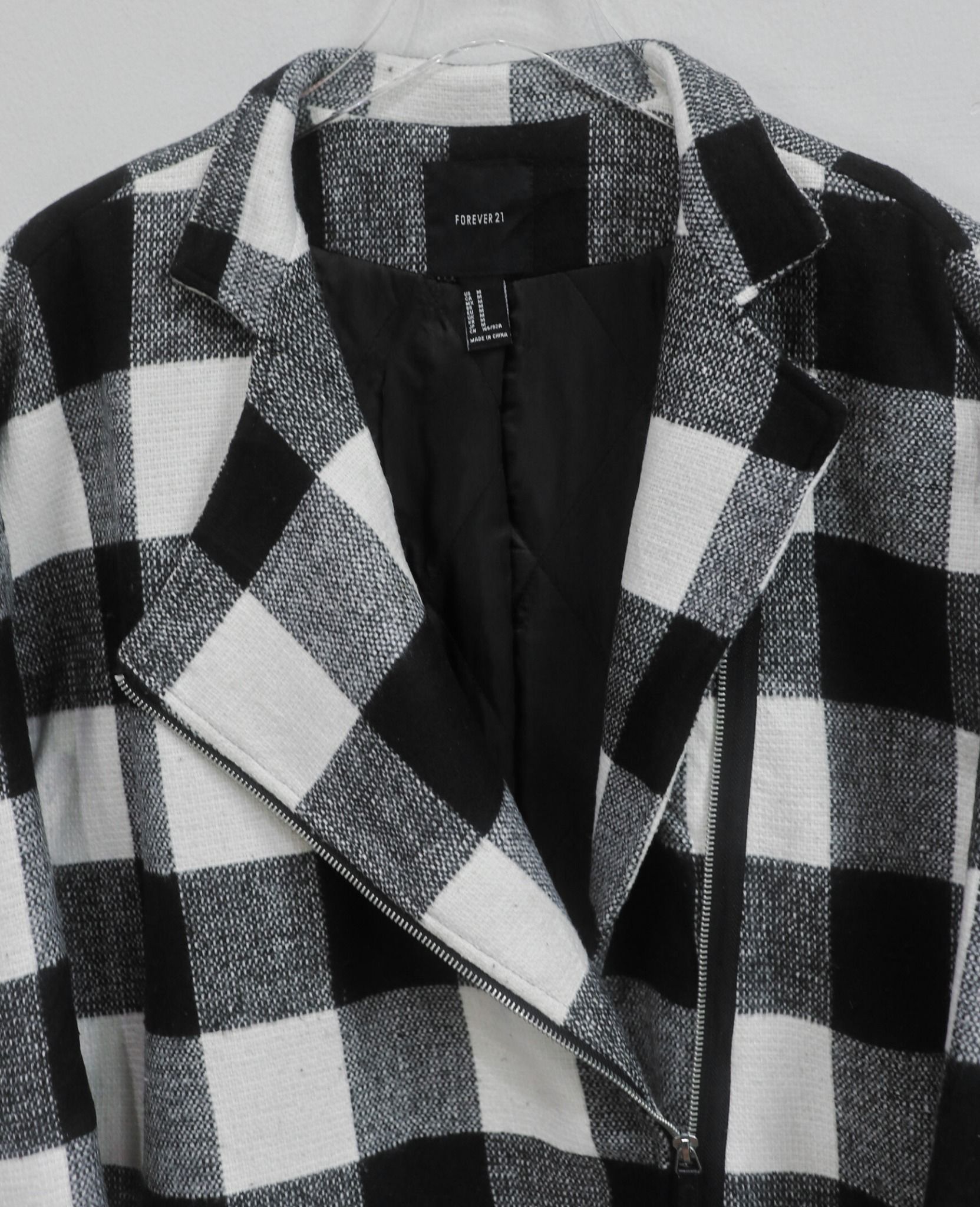  01.14.24 - VTG WOOL BIKER JACKET - FOREVER 21 